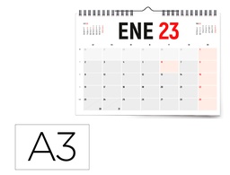 [163859] CALENDARIO PARED LIDERPAPEL 2023 42X29,7 CM PAPEL 70 GR