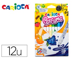 [42672] ROTULADOR CARIOCA PERFUME XPLOSION CAJA DE 12 UNIDADES COLORES SURTIDOS