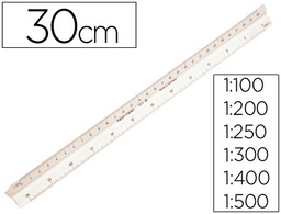 [176152] ESCALA FABER PLASTICO 153-B -1:100-200-250-300-400-500