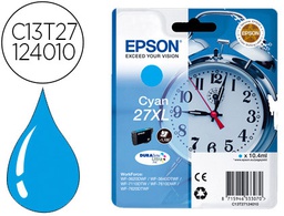 [C13T27124012] INK-JET EPSON 27XL WF3620 / 7110 / 7610 / 7620 CYAN 1.100 PAG