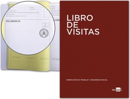 [LV01] LIBRO LIDERPAPEL DIN A4 100 H REGISTRO DE VISITAS DE LA INSPECCION DE TRABAJO