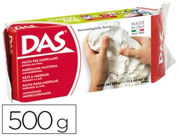 [F387000] PASTA DAS BLANCA PARA MODELAR SECA SIN COCCION 500 GR