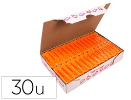 [70-04] PLASTILINA JOVI 70 NARANJA -UNIDAD -TAMAÑO PEQUEÑO