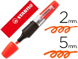 [71/54] ROTULADOR STABILO BOSS LUMINATOR NARANJA TINTA LIQUIDA