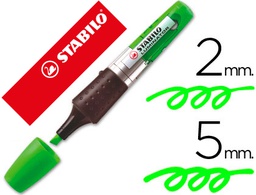 [71/33] ROTULADOR STABILO BOSS LUMINATOR VERDE TINTA LIQUIDA