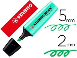 [70/116] ROTULADOR STABILO BOSS PASTEL FLUORESCENTE 70 PIZCA DE MENTA