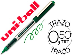 [597377000] ROTULADOR UNI-BALL ROLLER UB-150 MICRO EYE VERDE 0,5 MM -UNIDAD