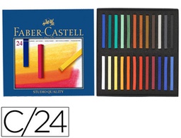 [128324] TIZA PASTEL FABER CASTELL ESTUCHE CARTON DE 24 UNIDADES COLORES SURTIDOS