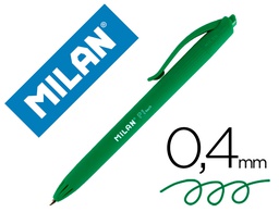 [176513925] BOLIGRAFO MILAN P1 RETRACTIL 1 MM TOUCH VERDE