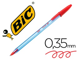 [9185201] BOLIGRAFO BIC CRISTAL SOFT ROJO PUNTA DE 1,2 MM