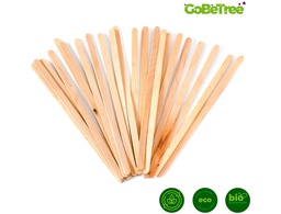 PALETINA AGITADORA DE MADERA 14 CM PARA EL CAFE CON FUNDA INDIVIDUAL BOLSA DE 1000 UNIDADES