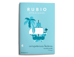 [CL4] CUADERNO RUBIO COMPETENCIA LECTORA 4 - MUNDO PIRATA