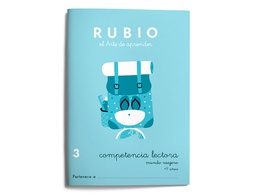 [CL3] CUADERNO RUBIO COMPETENCIA LECTORA 3 - MUNDO VIAJERO