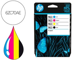 [6ZC70AE] INK-JET HP 963 OFFICEJET PRO 9010 / 9020 / 9022 / 9023 / 9025 -PACK 4 B/C/Y/M-